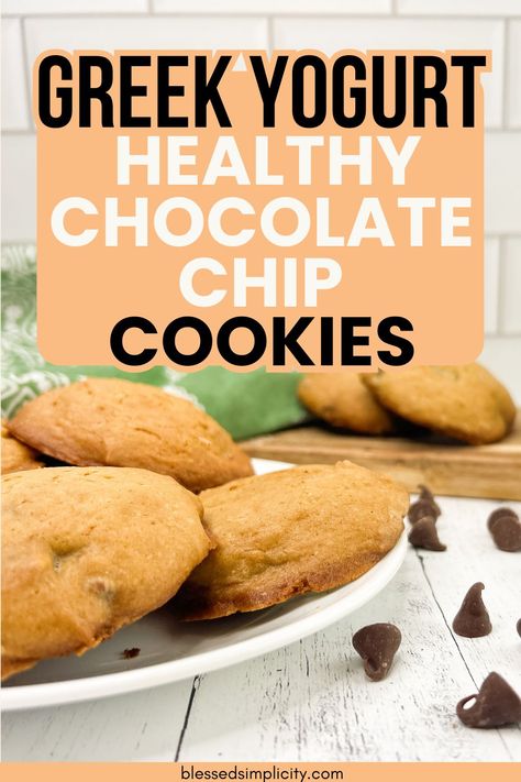 Indulge in baking our Greek yogurt chocolate chip cookies recipe! Perfect for moms looking for delicious yet healthy snacks for their loved ones. Greek Yogurt Cookies, Yogurt Cookies, Greek Yogurt Chocolate, Cheap Cookies, Inexpensive Dinner Recipes, Balanced Recipes, Yogurt Chocolate, Healthy High Protein Snacks, Protein Yogurt