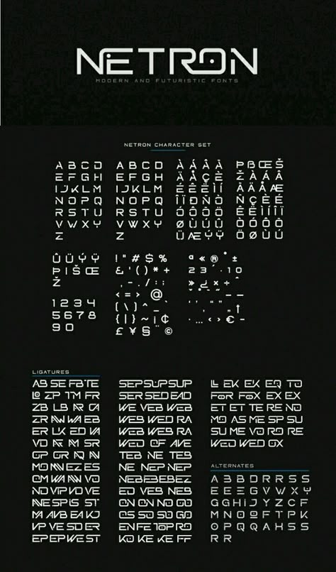 free font websites Cyberpunk Website, Scifi Font, Futuristic Lettering, Tech Fonts, Cute Fonts Alphabet, Futuristic Typography, Font Love, Business Fonts, Modern Sans Serif Fonts