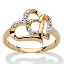 Women's Rings 2021 Trendy Claws Design Big Zircon Engagement Rings For Women Female Wedding Jewelry Gift Accessories|Rings| - AliExpress Double Heart Ring, Heart Engagement, Logam Mulia, Gold Finger Rings, Heart Engagement Rings, Gold Rings Fashion, Gold Ring Designs, Band Jewelry, Men's Jewelry Rings