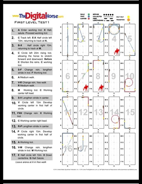 Dressage Tests Level 1, Dressage Patterns, Dressage Tests, Dressage Exercises, Riding Exercises, Horseback Riding Tips, Horse Lessons, Horse Art Drawing, Dressage Training