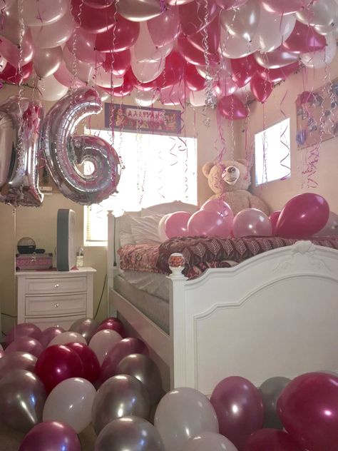 16 Ideas De littering 262 Number Balloons Birthday, Sweet 16 Party Decorations, Sweet 16 Birthday Gifts, Birthday Room, Sweet Sixteen Birthday Party Ideas, 16th Birthday Decorations, Birthday Room Decorations, Sweet 16 Decorations, Cake Candy