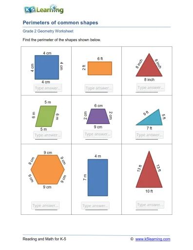 Grade 2 Geometry, Find The Perimeter, Geometry Worksheets, Assessment Tools, Video Conferencing, Grade 2, Distance Learning, Assessment, Geometry