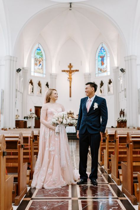 Holy Matrimony Photo Holy Matrimony, Pink Wedding Dress, Pink Wedding, Weddings, Wedding Dress, Pink