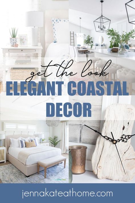 Elegant Coastal Decor, Best Decor Ideas, Coastal Style Living Room, Coastal Style Decorating, Coastal Farmhouse Decor, Modern Coastal Decor, Coastal Room, Coastal Interiors Design, Interior Vintage