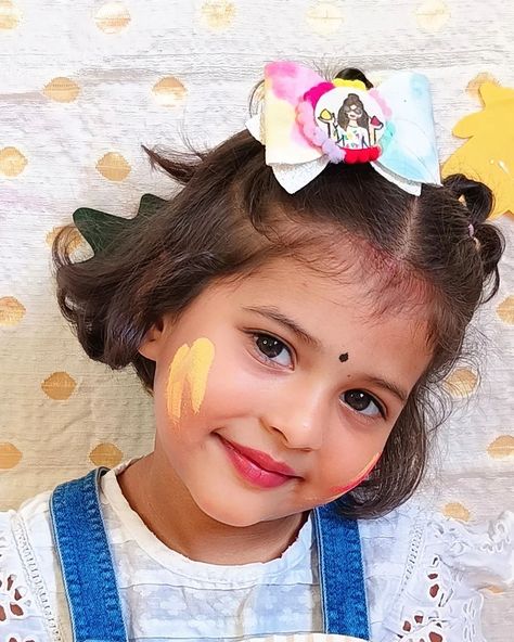 Celebrate your holi with these beautiful colourful hand-painted bows 😍 Make it special as special as the day is .., colorful, bright 😍 Girl's hair accessories, hair accessories, hair bow , bows , bows for girls , handmade bows , holi collaboration, holi , colour, colorful , bow clips #holi #holicollection #colourful #instapost #handmade #hairaccessories #hairbowsforgirls #hairbows #bows Girl Hair Bows, Handmade Bows, Girls Hair Accessories, Girls Bows, Bow Clips, Hair Band, How To Make Bows, Girl Hairstyles, Hair Bows