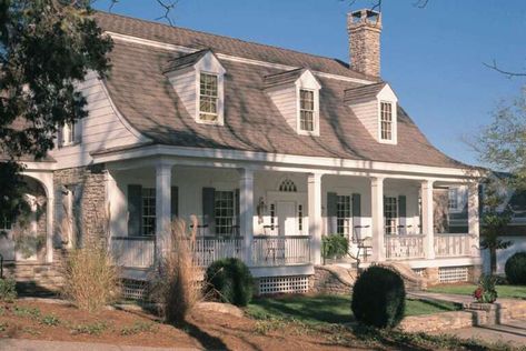 Cape Cod Plans, Dutch Colonial Homes, Cape Cod House Plans, Southern Beauty, Colonial Cottage, Colonial Style House Plans, Southern House Plan, Colonial House Plans, Southern Living House Plans