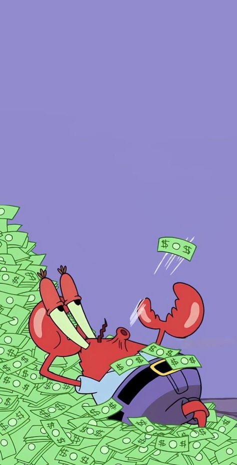 Cartoon Money Wallpapers, Money Cartoon Wallpaper, Spongebob Characters Wallpaper, Cool Spongebob Wallpapers, Mr Krabs Wallpaper, Spongebob Phone Wallpaper, Sponge Bob Wallpapers, Cool Ipad Wallpapers, Mr Krabs Money