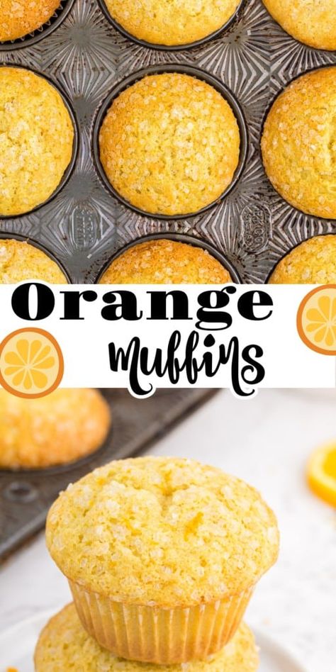 Whole Orange Muffins, Orange Banana Muffins, Chocolate Orange Muffins, Orange Muffins Recipes, Orange Juice Muffins, Orange Muffins Healthy, Orange Recipes Easy, Blueberry Chocolate Chip Muffins, Lemon Muffin Recipes