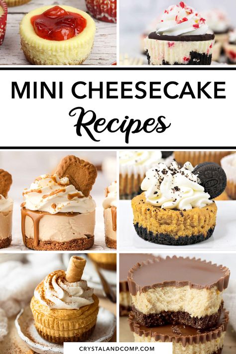 Craving a tasty dessert? You've got to try these simple mini cheesecake recipes that will definitely satisfy your sweet tooth! Whether it's for a special occasion or just a sweet treat, these cheesecakes are a must-make. Start baking now and enjoy these indulgent treats! Rum Cake Recipe Easy, Mini Cheesecake Pan, Mini Cheesecake Bites, Rum Cake Recipe, Cheesecake Bites Recipe, Lemon Bars Easy, Mini Cheesecake Recipes, Chocolate Chip Recipes, Cheesecake Bites