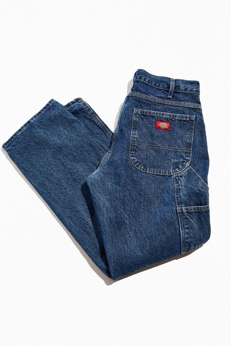 Dickies Relaxed Fit Carpenter Jean | Urban Outfitters Australia Dickies Relaxed Fit Carpenter Pants, Dickies Carpenter Pants Outfit, Carpenter Pants Outfit, Hot Summer Outfits, Dickies Jeans, Garage Clothing, Pants Outfit Men, Men Street Fashion, Men Stylish Dress