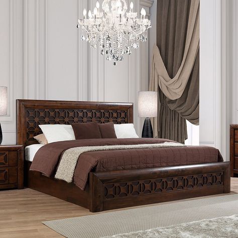 Wooden Furniture Bedroom, Bed Without Storage, Wooden King Size Bed, Beautiful Bed Designs, Bed Designs With Storage, Simple Bed Designs, Wood Bed Design, Wooden Bed Design, Wooden Bedroom