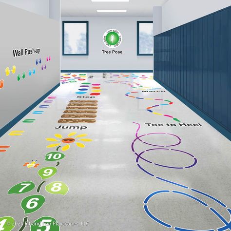 Sensory Classroom, Sensory Pathways, Sensory Path, Wall Push Ups, Sensory Wall, Sensory Rooms, Sensory Room, Tree Pose, Aktivitas Montessori