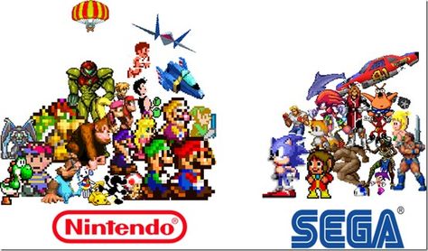 Nintendo vs Sega Nintendo Sega, Gaming Stuff, Humor Grafico, Super Smash Bros, Smash Bros, 8 Bit, Retro Gaming, Game Art, Pixel Art