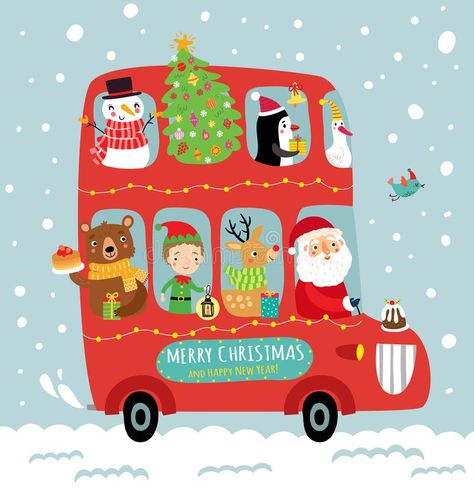 Bus Crash, Merry Christmas Quotes, Illustration Noel, A Very Merry Christmas, Cute Christmas Wallpaper, Merry Christmas Images, Christmas Poster, Navidad Christmas, Christmas Drawing