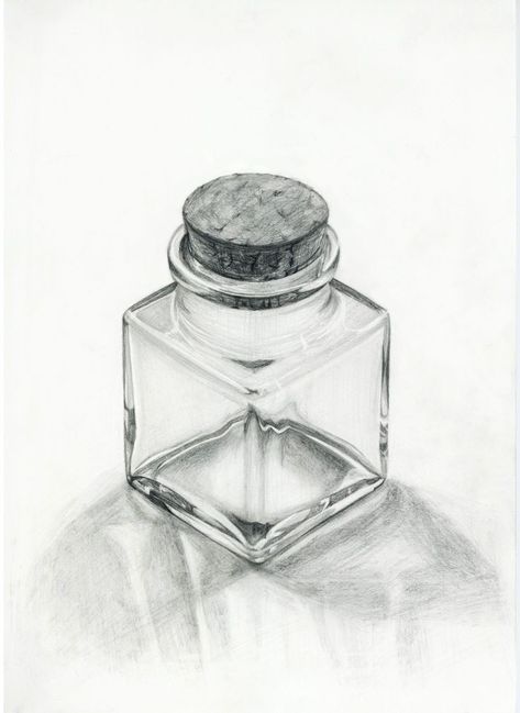 Still Life Pencil Shading Object, Glas Drawing, Still Life Pencil Shading, Glass Sketch, Glass Drawing, Still Life Sketch, Basic Sketching, Abstract Pencil Drawings, Pencil Drawings For Beginners