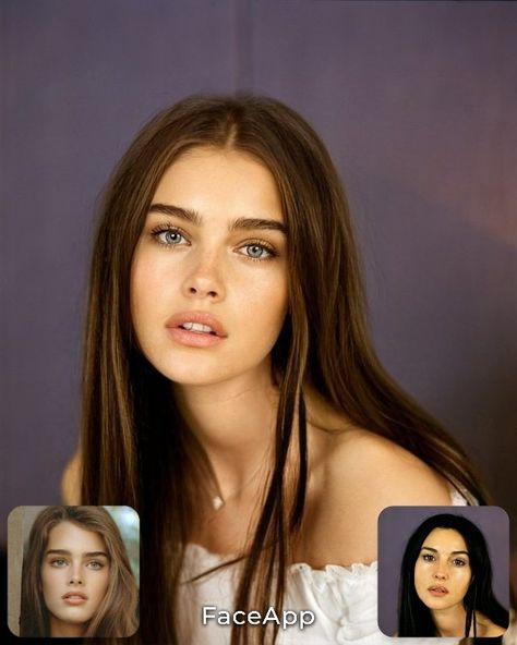 Good Face Claims, Fame Face Claims, Natural Beauty Outfits, Mum Face Claim, Unsymmetrical Face Models, Brooke Shields Face Morph, Faceapp Celebrities, Mom Face Claim Dr