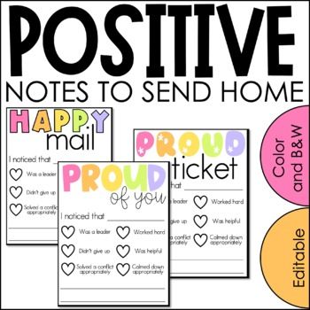 Are you looking for a way to increase positive behavior in your classroom, communicate with parents, and form a positive relationship with your students families? These no prep positive notes home are a perfect way to communicate with parents and recognize positive student behavior! Color and b&w included! You can also edit the tickets to say what you would like them to say for positive choice options! Elementary Parent Communication, Classroom Positive Reinforcement Ideas, Preschool Parent Communication, Teacher Parent Communication, Positive Notes Home, Positive Relationship, Teaching Classroom Management, Teaching Third Grade, Classroom Behavior Management