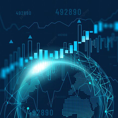 Stocks And Trading, Financial Chart Design, Statistics Poster Design, Investment Poster, Earth Rise, Investment Growth, Stock Market Trends, Stock Market Chart, International Finance