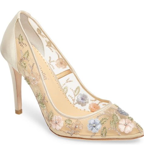 Blush Wedding Shoes, Fairytale Romance, Best Bridal Shoes, Embroidery And Beads, Wedding Shoes Pumps, Fairy Shoes, Perfect Wedding Shoes, Special Occasion Shoes, Bridal Wedding Shoes