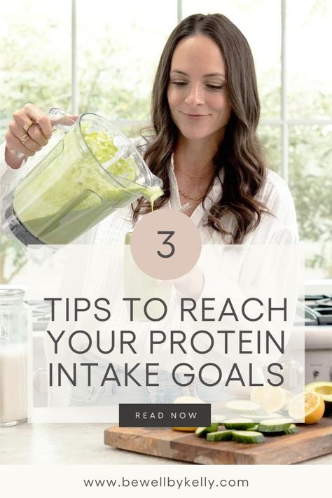 Reaching your daily protein intake goal is crucial for supporting muscle growth, repair, and overall health. Here are my tips to help you ensure you're getting enough protein! Shop Be Well by Kelly Grass-fed Protein Powder for a clean protein, collagen supplement to help you reach your protein intake needs. Be Well By Kelly, Leptin And Ghrelin, Protein Shop, Daily Protein Intake, Daily Protein, Post Workout Smoothie, Clean Protein, Fluid And Electrolytes, Workout Smoothies