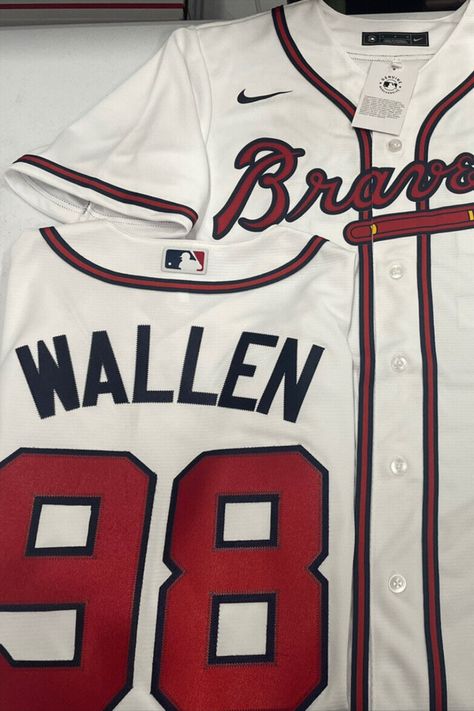 Shop at sportlegendfolk.com for the finest customized jerseys with exceptional quality and top-notch customer service. Explore Thesportlegends' collection now! 98 Braves Morgan Wallen Jersey, 98 Braves Shirt, Braves Jersey, Atlanta Braves Sweatshirt, Team-colored Moisture-wicking Baseball Jersey, Atlanta Braves Jersey, Jersey Collection, Greg Maddux Atlanta Braves, Morgan Wallen