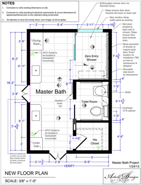 Bathroom remodel featuring: universal design, accessible bathroom, curbless shower, linear drain, accessibility, and much more! | Interior Designer: Carla Aston / Photographer: Tori Aston Curbless Shower With Tub, Carla Aston, Universal Design Bathroom, Accessible Bathroom Design, Modular Home Plans, Shower Sliding Glass Door, Ada Bathroom, Best Kitchen Design, Linear Drain