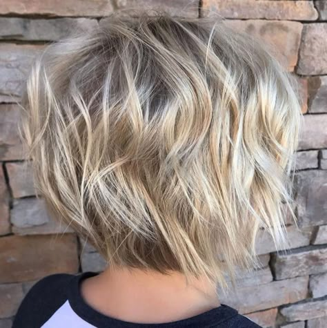 100 Mind-Blowing Short Hairstyles for Fine Hair #cutebobhairstyles Short Fuzzy Hair, Short Shaggy Bob Choppy Layers Over 50, Choppy Bob Hairstyles For Fine Hair Over 50, Short Shaggy Bob Choppy Layers, Short Messy Bob Choppy Layers, Chin Length Bob With Layers, Shaggy Bob For Fine Hair Choppy Hairstyles, Bixby Haircut, Shaggy Bob For Fine Hair