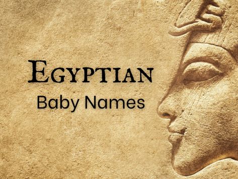 The Egyptian people are known for having beautiful qualities — generosity, kindness, hospitality. If these are qualities you envision for your baby, then you may want to consider a name from this beautiful list of Egyptian baby names. Take a look! #babynames #boynames #girlnames Egyptian Last Names, Ancient Egyptian Names Female, Egyptian Names For Boys, Egyptian Names And Meanings, Egyptian Names Female, Egypt Names, Ancient Egyptian Names, Traditional Boy Names