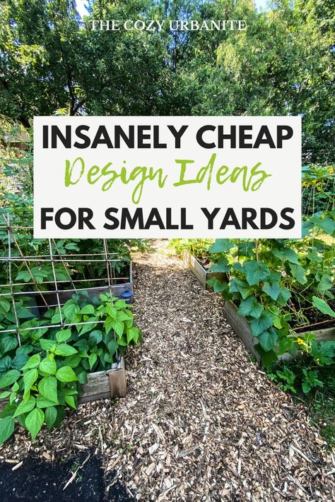 Vegetable garden path Small Yard Design Ideas, Small Backyard Patio Ideas, Small Yard Design, Yard Design Ideas, Backyard Patio Ideas, Backyard Landscaping On A Budget, Landscaping On A Budget, Small Backyard Design Ideas, Backyard Design Ideas