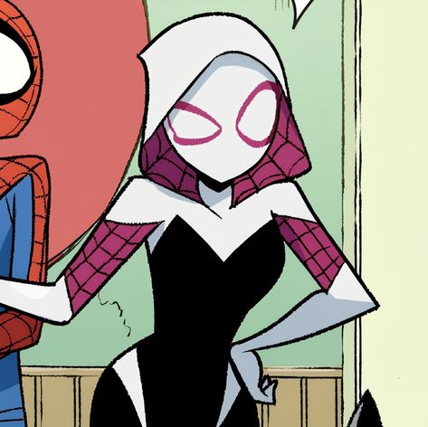 Spider Gwen Comics, Gwen Spiderman, Spiderman Girl, Spiderman And Spider Gwen, Spider Man Venom, Cow Print Wallpaper, Spiderman Theme, Best Marvel Characters, Spiderman Art Sketch