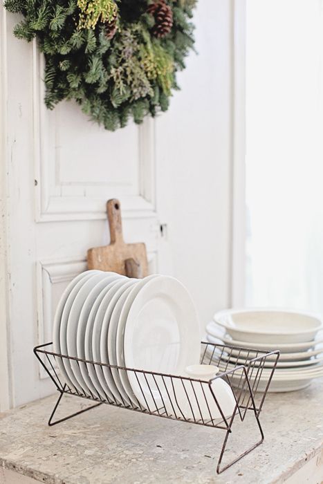 Cabin & Cottage 0 Waste, Draining Rack, Draining Board, Styling Home, Farmhouse Kitchens, Nature Friendly, Rack Kitchen, Cottage Ideas, Dish Racks