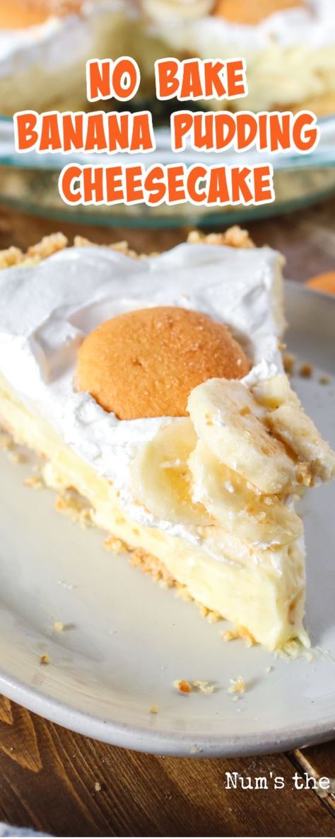 If you’re looking for the perfect dessert, look no further! This delicious and easy No Bake Banana Pudding Cheesecake is simple to make and full of flavor. It’s creamy and rich and has the perfect blend of banana, vanilla, and cheesecake flavor without being overpowering. Easy No Bake Banana Pudding, No Bake Banana Pudding Cheesecake, Bake Banana, Easy Banana Pudding, Banana Cream Pudding, No Bake Banana Pudding, Homemade Banana Pudding, Pudding Cheesecake, Pudding Flavors