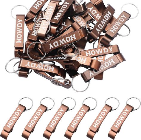 Amazon.com: Junkin 30 Pcs Western Cowboy Party Favors Bottle Opener Keychain Bulk Metal Beer Can Beverage Opener Keychains for Bar Birthday Baby Shower Wedding Wild West Theme Party Decorations Gift Souvenirs: Home & Kitchen Western Engagement Party, Wild West Theme Party, Western Wedding Favors, Western Party Favors, Western Cowboy Party, Cowboy Party Favors, Cowboy Party Decorations, Cowboy Theme Party, Wild West Theme