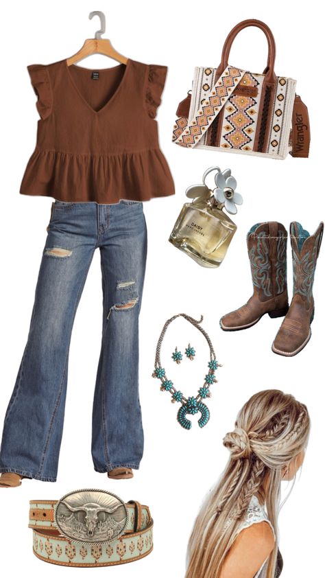 Going out cute Western wear with all fav styles and products Country Outfits Women, Cute Cowgirl Outfits, Casual Country Outfits, Cowgirl Style Outfits, Southern Outfits, Country Style Outfits, Modesty Outfits, Western Wear Outfits, Cute Country Outfits