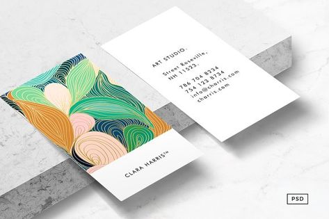 Swirly Art Business Card Tmeplate by 8 3 O® on @creativemarket Events Background, Web Photography, Creativity Illustration, Photo Minimal, Artist Business Card, Visit Card, Art Business Cards, Business Stationary, Style Web