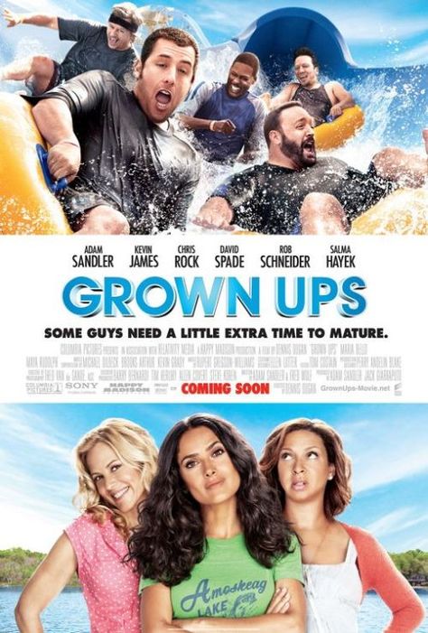 Grown Ups (2010) Tam Film, Kevin James, King Of Queens, Steve Buscemi, Jamie Chung, Tv Series Online, Cameron Boyce, Adam Sandler, Home Cinema