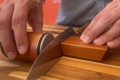 I'm a Chef Who's Taught Knife Sharpening 101—but This Tool Is So Much Easier to Use Professional Knife Sharpener, Electric Sharpener, Outdoor Knife, Specialty Knives, Knife Sharpener, Custom Knife, Diy Tumblers, A Chef, Knife Sharpening