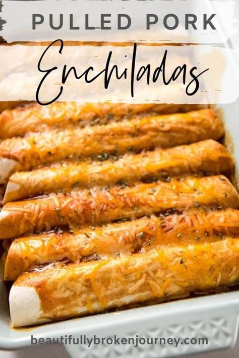 Leftover Pulled Pork Enchiladas, Recipe Using Pulled Pork, Pulled Pork Leftover Recipes, Pulled Pork Enchiladas, Leftover Pulled Pork, Pork Pulled, Pork Enchiladas, Easy Pulled Pork, Pulled Pork Leftovers