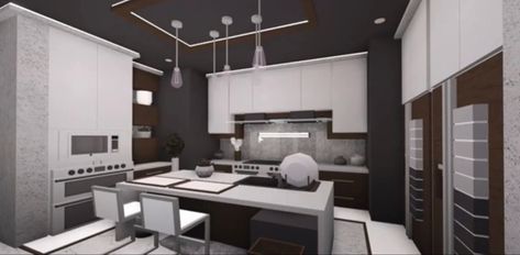 #modern #roblox #bloxburg #kitchen #bloxburgkitchen #popular Cabinet Design Kitchen, Beautiful Kitchen Ideas, Modern Mansion Interior, Cabinet Color Ideas, Mansion Kitchen, Kitchen Cabinets Design, Kitchen Cabinet Color, Kitchen Cabinets Ideas, Kitchen Cabinet Color Ideas