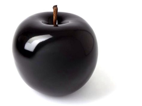 Black Apple. Black Apple, All Black Everything, Fade To Black, Arte Pop, Black N White, Happy Colors, Black Magic, Art Google, Black Love