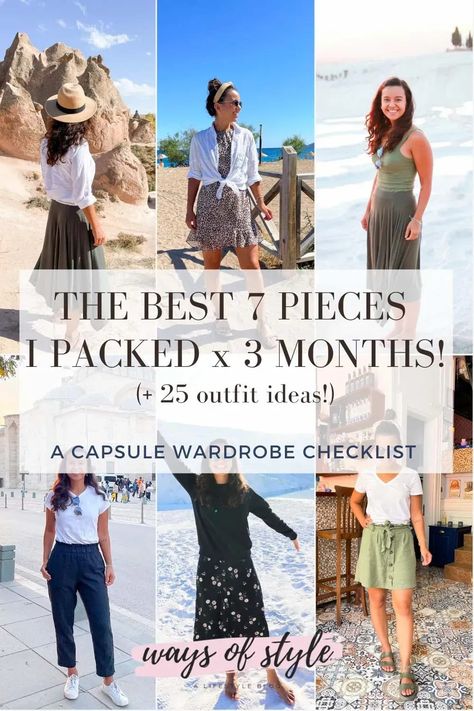 3 Months Travel Capsule Wardrobe, Capsule Suitcase Summer, 3 Month Capsule Wardrobe, Capsule Wardrobe Packing Summer, 4x4 Wardrobe Capsule, Spain Travel Capsule Wardrobe, How To Pack A Capsule Wardrobe, Packing A Capsule Wardrobe, Capsule Wardrobe For Humid Weather