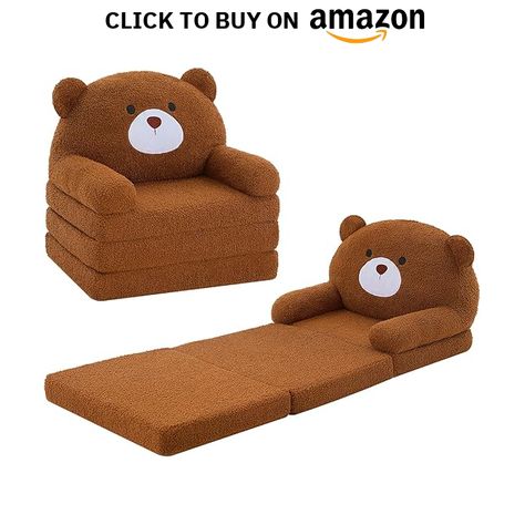 MOONBEEKI Comfy Toddler Chair, Kids Couch Fold Out to Lounger, Foldable Baby Sofa Plush for Girl and Boy Age 18 Months and Up （ Brown Bear）

#homedesign #homedecor #housedesign #housedecor #room #roomdecor #roomdesign #interior #design #home #house #furniture #decor #bedroom #kitchen #livingroom Kids Sofa Chair, Baby Sofa, Kids Couch, Plush Chair, Small Couch, Toddler Chair, Baby Chair, Kids Sofa, Teddy Fleece