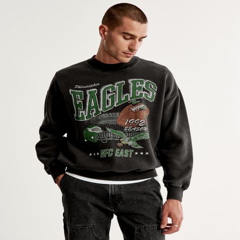 Gender Inclusive, Nfl Philadelphia Eagles, Eagles Fans, Men's Tops, Houston Texans, Atlanta Falcons, Philadelphia Eagles, Crew Sweatshirts, Hoodie Top