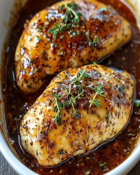 Enjoy this easy baked honey Dijon chicken recipe. Quick to prepare, perfect for weeknight dinners with sweet and tangy flavors! Baked Honey Dijon Chicken, Dijon Chicken Recipes, Honey Dijon Chicken, Apple Cider Vinegar Chicken, Dijon Chicken, Honey Dijon, Duck Recipes, Weeknight Dinners, Honey Mustard