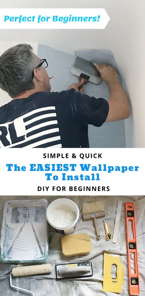 Wallpaper Installation Diy, Easiest Wallpaper To Apply, Diy Wall Papering, Applying Wallpaper To Textured Walls, Paste The Wall Wallpaper, How To Hang Wallpaper With Paste, How To Apply Wallpaper Diy, How To Do Wallpaper, How To Put Wallpaper On Wall