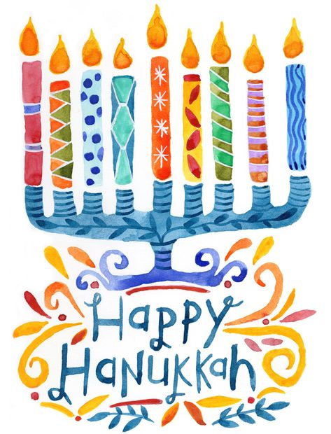 5x7 greeting card with envelope Hanukkah Cards Handmade, Hannukah Crafts, Hanukkah Diy, Jewish Holiday Cards, Hanukkah Greeting Cards, Hanukkah Traditions, Hanukkah Greeting, Hanukkah Crafts, Jewish Celebrations