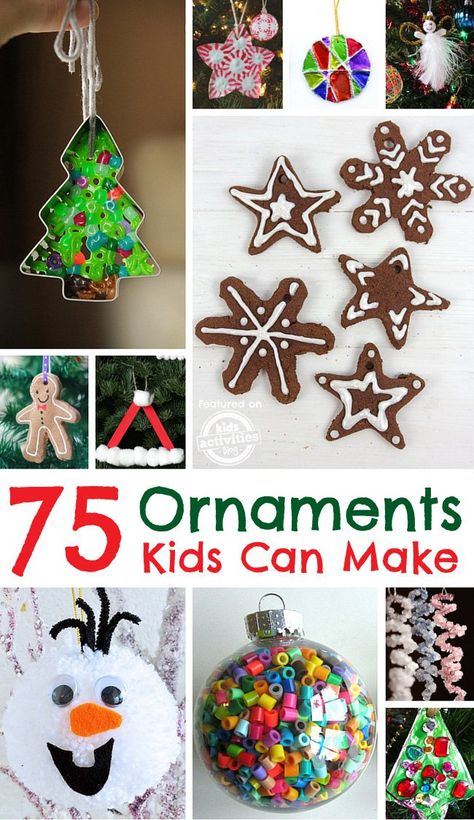 Ornaments Kids Can Make  - over 75 ideas for all ages! Ornaments Kids Can Make, Scratch Book, Easy Christmas Ornaments, Music Ornaments, Kids Christmas Ornaments, Preschool Christmas, Book Drawing, Kids Ornaments, Christmas Ornaments Homemade