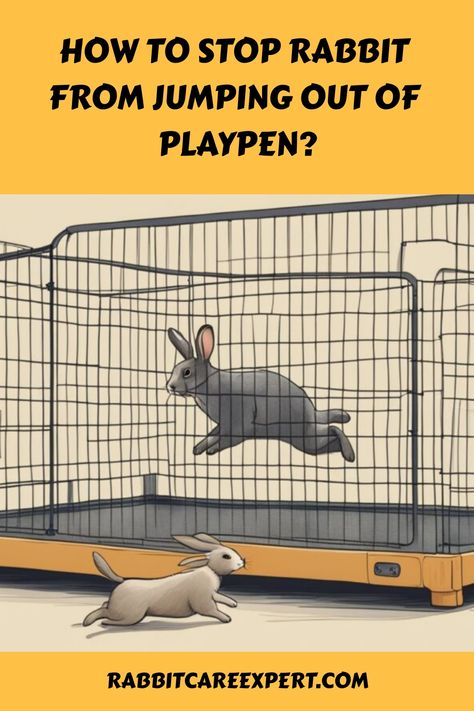 How to Stop Rabbit from Jumping Out of Playpen? Rabbit Playpen, Rabbit Behavior, Pet Bunny Rabbits, Indoor Rabbit, Comfortable Space, Bonding Activities, Pet Bunny, Bunny Rabbits, Custom Pens