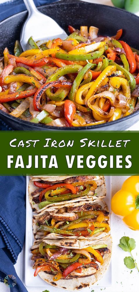 Chipotle Fajita Veggies Copycat, Chipotle Fajita Veggies, Fajita Veggies Recipe, Fajita Veggies, Chipotle Copycat Recipes, Veggie Fajitas, Chipotle Copycat, Fajita Seasoning Mix, Copycat Chipotle