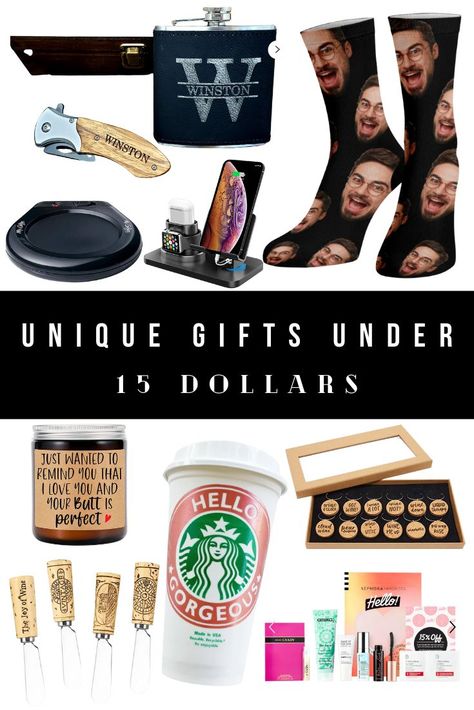 Unique Gifts Under $15 – Best Present Ideas on a Budget Cheap Present Ideas, Gifts Under 15 Dollars, Hello Wine, Cheap Presents, Barefoot Dreams Blanket, Thoughtful Baby Shower Gifts, Baby Gift Guide, Gifts Under 25, Sephora Favorites